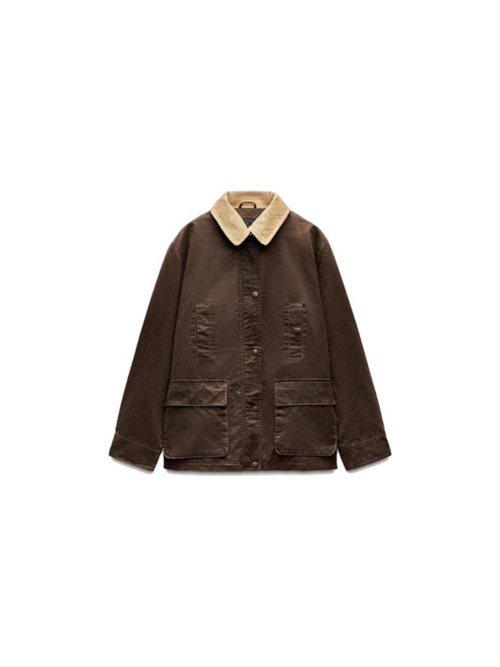 Zara Contrast Collar Jacket.